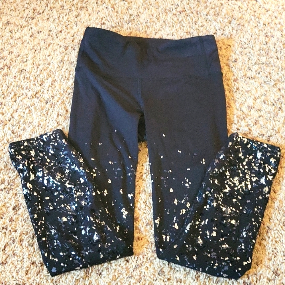 COPY - Reflective sparkle Lululemon running tights
